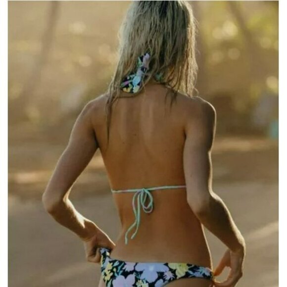 VDM The Label Swin Stevie Garden Vibes Reversible Bikini Top Small - Picture 3 of 3